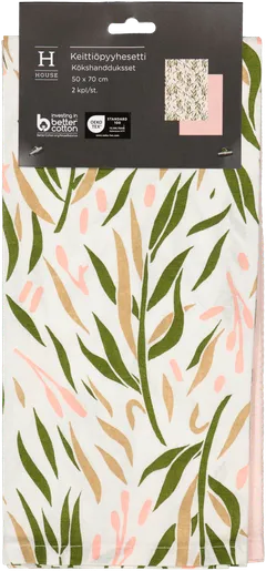 House keittiöpyyhe Elegant Reeds 50 x 70 cm 2-pack PatternLab - 2