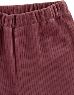 TEX nuorten joustosamettihousut I968451 - MAUVE DARK - 3