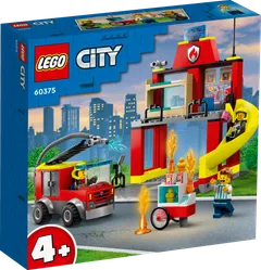 LEGO City Fire 60375 Paloasema ja paloauto - 1