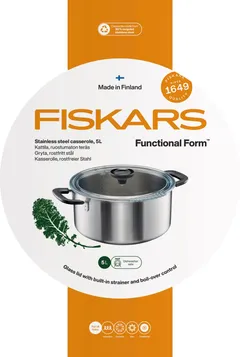 Fiskars Functional Form kattila 5,0 L - 8