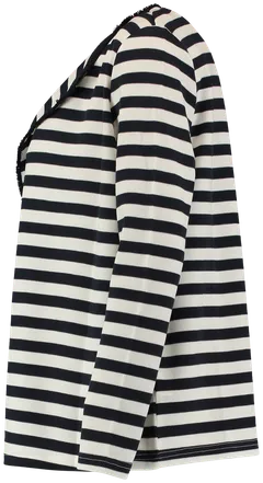 Zabaione naisten jakku Asami Lp-Po-351-0086 - navy stripes - 2