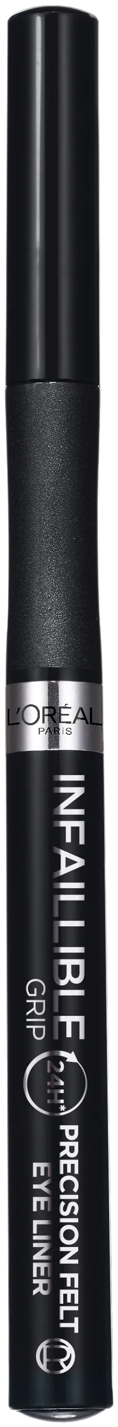 L'Oréal Paris Infaillible Grip 24H Precision Felt eyeliner 01 Black nestemäinen silmänrajausväri 1 kpl - 01 black - 2