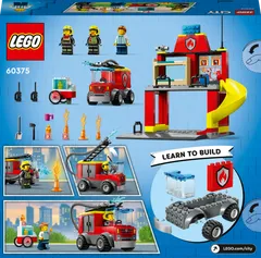 LEGO City Fire 60375 Paloasema ja paloauto - 3