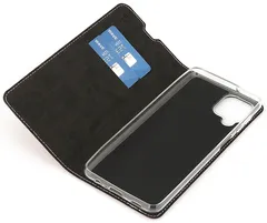 Wave Book Case, Samsung Galaxy A12, Ruusukulta - 4