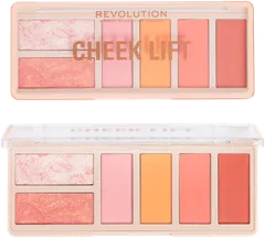 Makeup Revolution Cheek Lift Palette Pink Energy Poskien korostuspaletti 6 sävyä 10,8g - 1