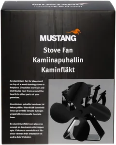 Mustang Kaminapuhallin 4-lapainen - 2