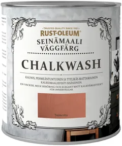 Rust-Oleum Chalkwash 1l seinämaali vesiohenteinen oranssi - 1