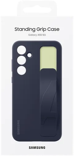 Samsung Galaxy A55 standing grip case suojakotelo sinimusta - 7