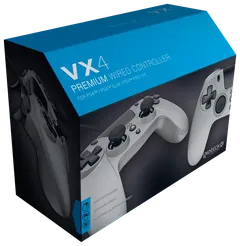 PS4 VX-4 langallinen ohjain hopea - 4