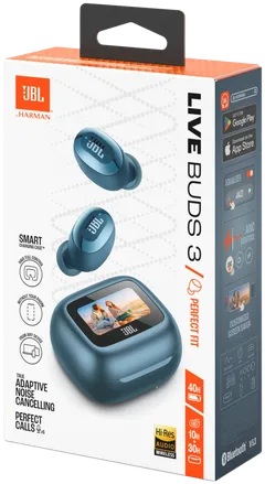 JBL Bluetooth vastamelunappikuulokkeet Live Buds 3 sininen - 9