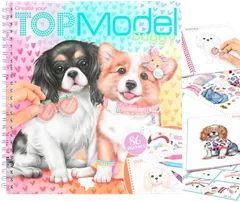 TOPModel Doggy Värityskirja - 1