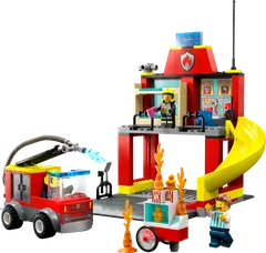 LEGO City Fire 60375 Paloasema ja paloauto - 8