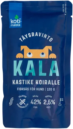 Kotimaista kalakastike koiralle täysravinto 120 g - 1