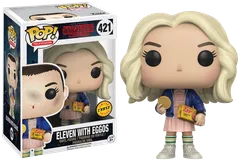 FUNKO POP! Vinyylihahmo: Stranger Things - Eleven (Eggos) w/Chase - 2