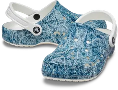 Baya Denim Clog - White/Multi - 2