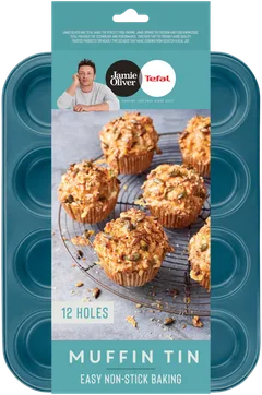 Tefal Jamie Oliver 12 muffinivuoka sininen J2595044 - 4