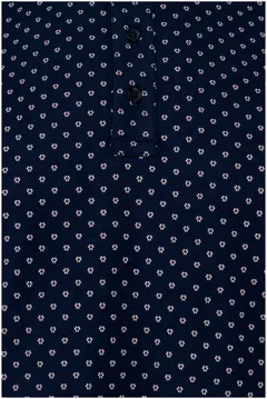 London Fog miesten kuviollinen pikeepaita 195LF31244 - Dark blue - 3