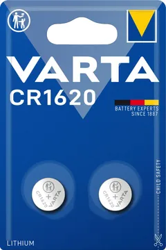 Varta cr1620 nappiparisto 2-pack - 1