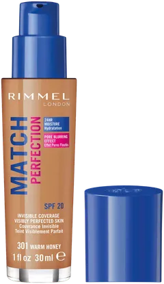 Rimmel 30ml Match Perfection SPF 20 301 Warm Honey meikkivoide - 2