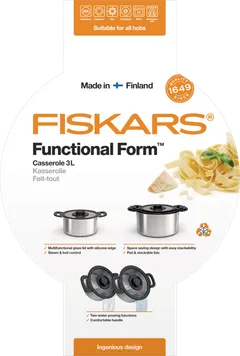 Fiskars Functional Form kattila 3l - 2