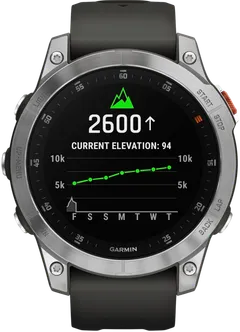 Epix 2 ruostumaton teräs/tummanharmaa multisport GPS kello - 2
