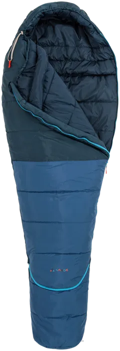 VAUDE lasten jatkettava (130-165 cm) makuupussi Kobel Adjust 500 II SYN, väri baltic sea - 2