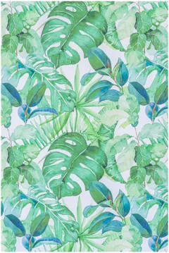 House suihkuverho Monstera 180x200 cm, vihreä/valkoinen - 3