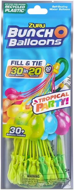 BunchOBalloons vesi-ilmapallot Tropical Party 1pk 30 kpl - 1