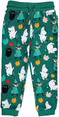 Moomin by Martinex lasten verkkahousut Reippailu 585071 - VIHREÄ - 1