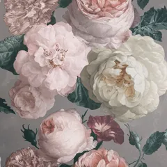 Tapettitaivas Highgrove Floral Grey kuitutapetti 909902 53cm x 10,05m - 1
