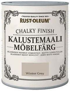 Rust-Oleum Chalky Finish Kalustemaali 750ml Winter Grey - 1
