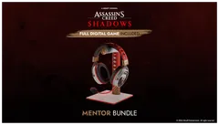 Lexip Assassins Creed Shadows Mentor bundle (PS5 peli, pelikuulokkeet, kuuloketeline) - 4