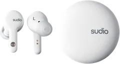 Sudio A2 Bluetooth nappikuulokkeet valkoinen - 3