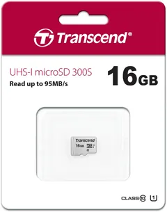 Transcend 300S muistikortti 16GB U1 Micro SD - 2