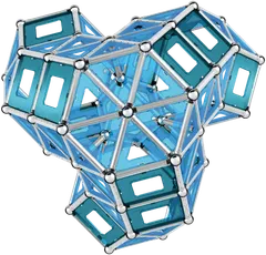 Geomag Pro-L Panels magneettinen rakennussarja 75 osaa - 3