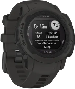 Garmin Instinct 2s solar multisport GPS kello, tummanharmaa - 6