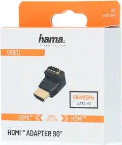 Hama High-Speed HDMI™-kulmasovite, uros - naaras, 90° - 2
