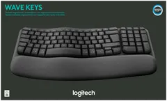 Logitech Näppäimistö Wave Keys - grafiitti - 2