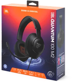 JBL Pelikuulokkeet Quantum 100 m2 musta - 9