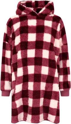 TEX naisten fleecehuppari oversize I973884 - burgundi - 1