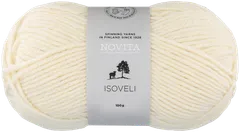 Novita lanka Isoveli 100 g luonnonvalkoinen 010 - 1