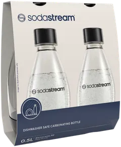 SodaStream astianpesukoneen kestävä Fuse-juomapullo 2x0,5L - 1