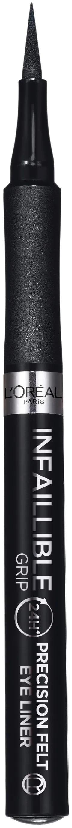 L'Oréal Paris Infaillible Grip 24H Precision Felt eyeliner 01 Black nestemäinen silmänrajausväri 1 kpl - 01 black - 3
