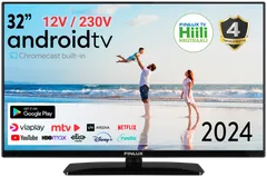 Finlux 32" FullHD Android Smart TV 12V sekä 230V käyttöjännitteellä 32M8.1ECI-12 - 1