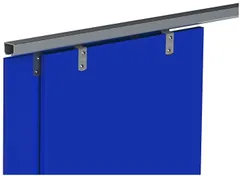 Helaform liukuovikiskosetti kahdelle kalusteovelle 805/2000 mm 2x30 kg ovelle - 2
