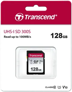 Transcend 300S muistikortti 128GB SD - 1