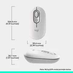 LOGITECH POP Mouse with emoji - OFF-WHITE - 4