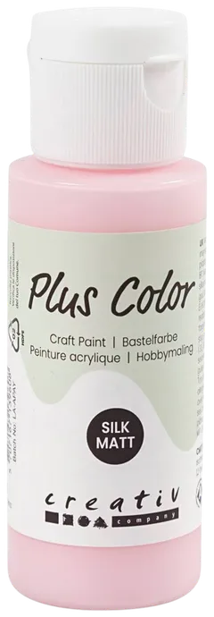 Plus Color askartelumaali 60 ml vaaleanpunainen - 1