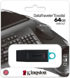 KINGSTON USB-Muisti 64GB USB 3.2. EXODIA - 1