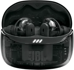 JBL Bluetooth vastamelunappikuulokkeet Tune Beam 2 läpinäkyvä musta - 2